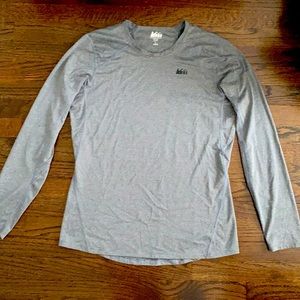 Women’s Dark Grey Midweight Base Layer long Sleeve